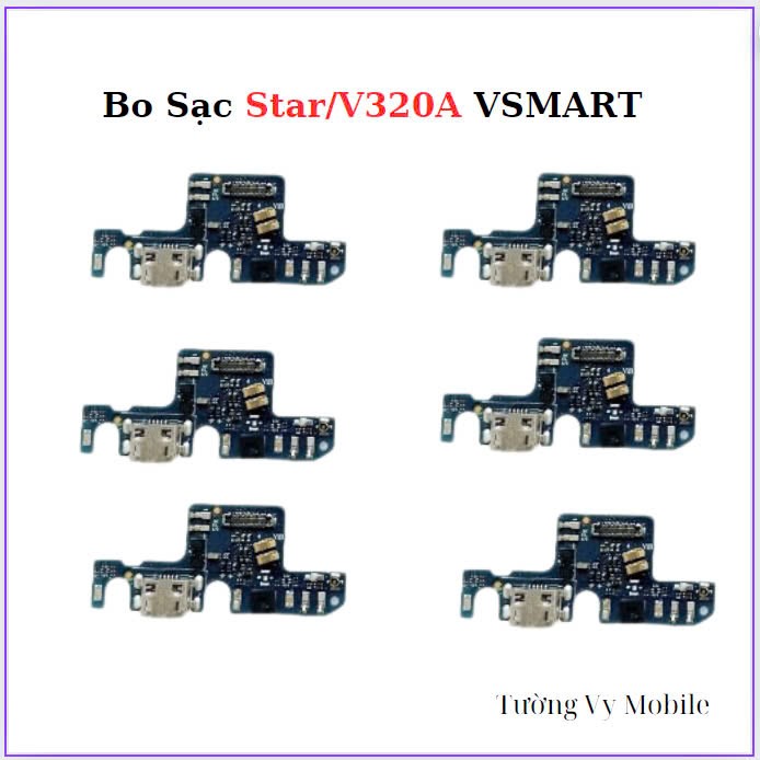 Bo Sạc vsmart  Star/V320A,(Zin Tháo Máy)