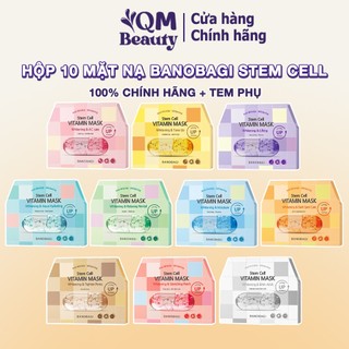 Hộp 10 mặt nạ dưỡng trắng Banobagi Stem Cell Vitamin Mask Whitening, mặt nạ dưỡng da từ tế bào gốc