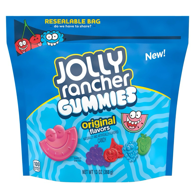 (U.S.A)Kẹo Dẻo Gummies Trái Cây Jolly Rancher 5 Vị Bịch 368g