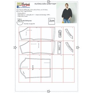 Rập giấy a0 áo sơ mi dáng dài mã 584