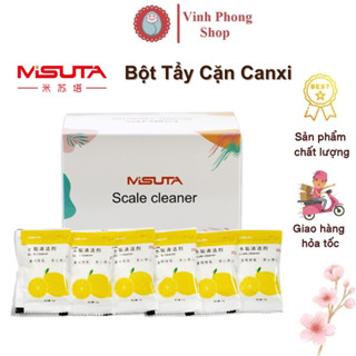 Bột Tẩy Cặn Vôi Canxi MISUTA, Bột Tẩy Cặn Bình Đun Nước, Ấm Siêu Tốc, Máy Tiệt Trùng, Máy Hâm Sữa