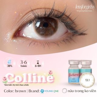Kính áp tròng COLLIN BROWN chính hãng KOREA | HSD 3-6 tháng | LENSFORGIRLSS