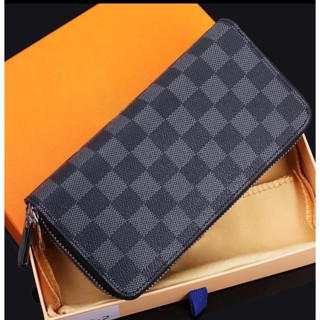 FREESHIP _ Ví nam cầm tay DUYENCUONG008 kẻ caro thời trang sành điệu giá rẻ DUYÊN CƯỜNG