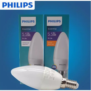 Bóng đèn led philips - e14 / 5w chuyên cho đèn bàn, đèn trang trí