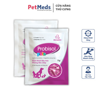 Men Tiêu Hóa Cho Chó Mèo Probisol Pets Vemedim - Gói 5gr