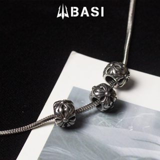  Dây Chuyền Mỏng PhốI 3 Viên Đá Chrome Heart Basistore Vòng Cổ Cá Tính Độc Lạ Ko Đen Ko Gỉ  VC077 