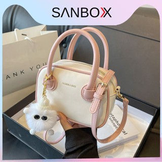 Túi xách nữ đẹp kẹp nách dáng vuông cá tính Sanbox Shop họa tiết hàng hiệu dành đi tiệc công sở