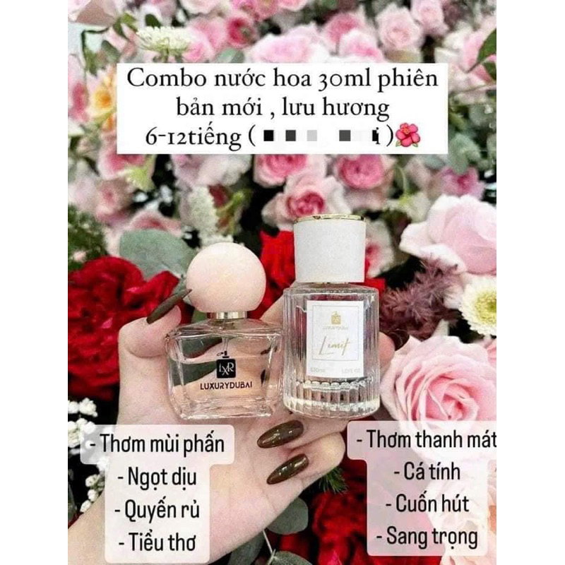 NƯỚC HOA LUXURY MẤU MỚI 30ML