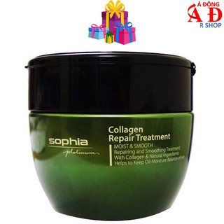 Hấp dầu phục hồi suôn mượt Sophia Collagen siêu mềm mượt tóc Hàn Quốc 450ml