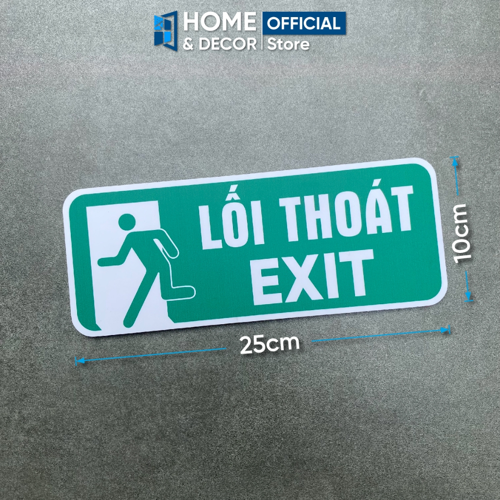 Biển Lối Thoát EXIT, Bảng Lối Thoát Hiểm, Biển Chú Ý Lối Thoát Hiểm, Biển Cảnh Báo Lối Thoát EXIT