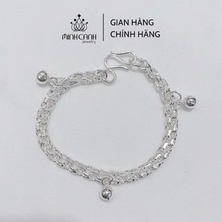 Lắc Bạc Ta Trẻ Em Mix 3 Bi - Minh Canh Jewelry