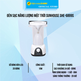 Đèn sạc năng lượng mặt trời Sunhouse SHE-6899S