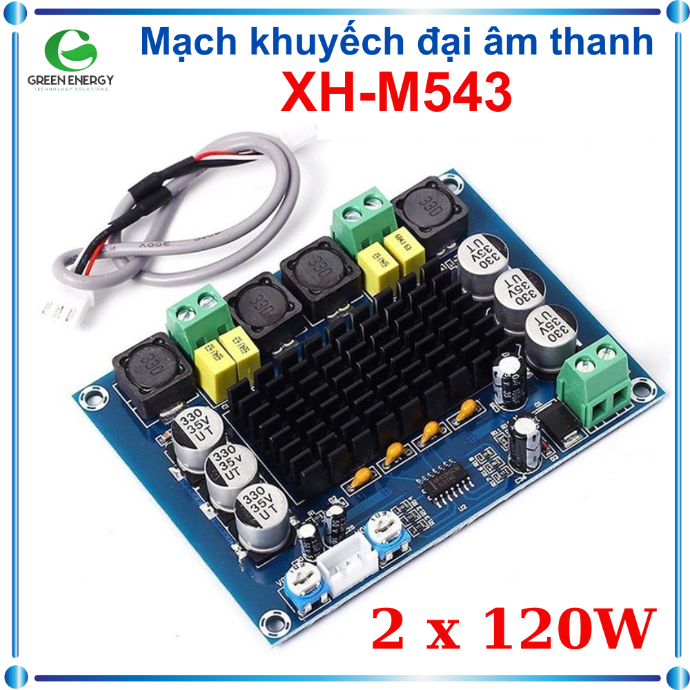 Mạch Khuyếch Đại Âm Thanh TPA3116D2 Class D 2 x 120W (XH-M543)