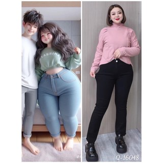 Quần Pát 9 Tấc Bigsize Cao Cấp LinhStyle - Quần Ống Loe Rộng Nữ Bigsize 9 Tấc Kaki Co Giãn Lưng Cao Chính Hãng 16048