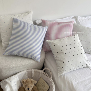 Vỏ gối hình vuông chất liệu vải 40*40, vỏ gối màu sắc trang trí sofa, vỏ gối mini |Chanhhome.decor|
