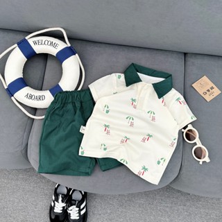 SET BỘ ÁO THUN CỔ BÉ QUẦN KAKI MỀM ĐẸP CHO BÉ TRAI SIÊU ĐẸP 8-28KG(DUAX)