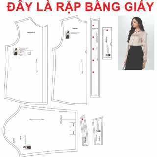 Rập giấy a0 áo sơ mi mã t45
