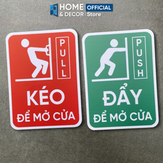 Biển Kéo Đẩy Pull Push, Bảng Kéo Đẩy, Biển Đẩy Cửa, Biển Kéo Cửa, Bảng Đẩy Vào, Bảng Kéo Cửa