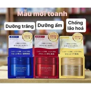 ( mẫu mới) Kem dưỡng da 5 trong 1 Shiseido Aqualabel 90g nhật bản