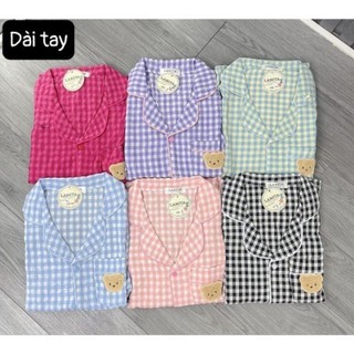 Kẻ cộc dài bộ pyjama đũi xốp cực xinh , màu sắc trẻ trung