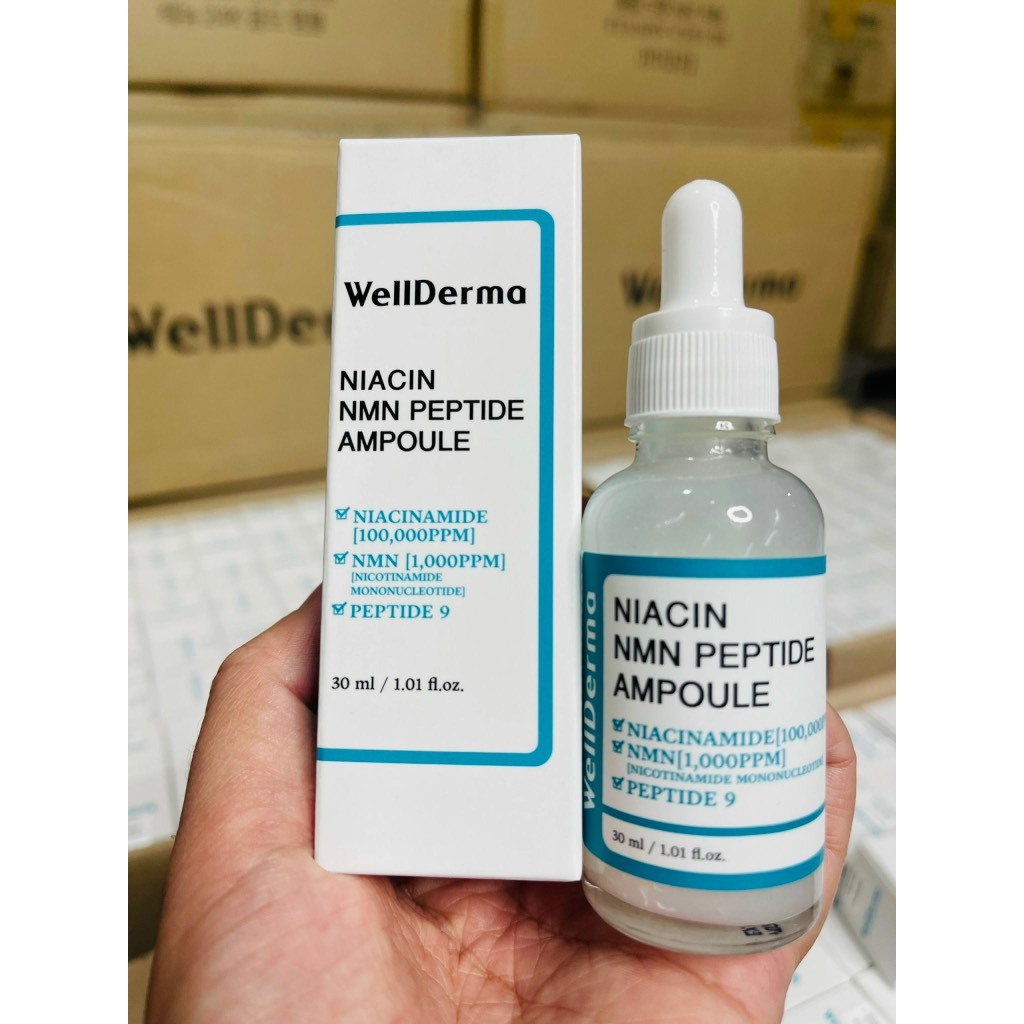 Tinh chất cô đặc WELLDERMA G Plus Niacin NMN Peptide chăm sóc làn da