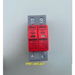 Chống sét lan truyền DC 2P 1000V - Cắt lọc sét DC 2P 1000v