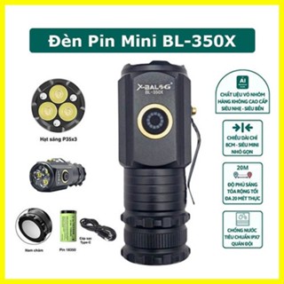 Đèn pin cầm tay siêu sáng X-BALOG 350X , soi xa 200 mét, chống nước tiêu chuẩn IPX7
