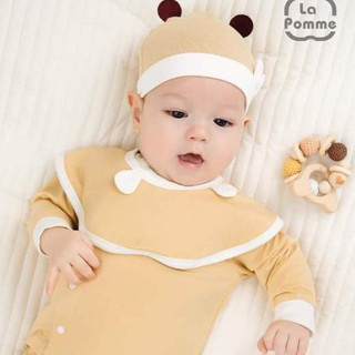 Bộ phụ kiện mũ, bao tay bao chân, yếm La pomme