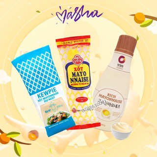 Sốt Mayonnaise Hàn Quốc thơm béo 3 loại
