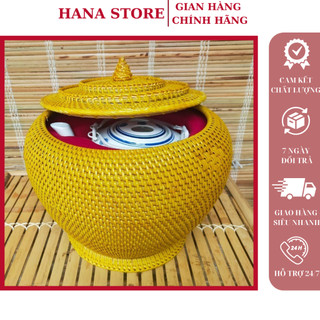 Giỏ ủ ấm tích bát tràng, giành ủ, vỏ ủ trà 1,5l và 1l chất lượng