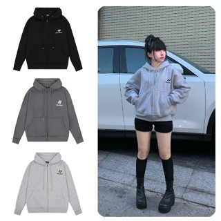 Hoodie Zip - Áo Khoác Nỉ Khoá Kéo Thiết Kế Họa Tiết Chữ NOWWEAR Form Unisex Dành Cho Nam Nữ