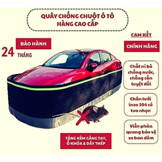  Quây chống chuột ô tô lưới chống chuột ô tô hàng cao cấp loại 1 tặng kèm dây cáp và ổ khóa 