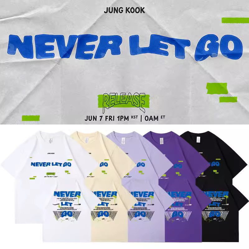 Áo thun Jungkook (BTS) - Never let go