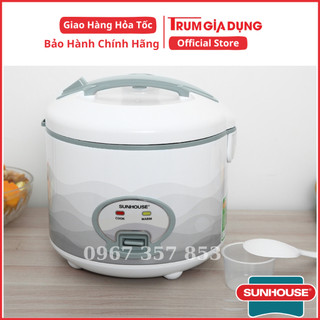 Nồi cơm điện Sunhouse SHD8602 1,8 lít, nồi cơm điện Sunhouse siêu bền, bảo hành toàn quốc 12 tháng.