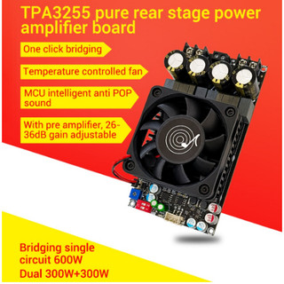 Mạch khuếch đại âm thanh 2.0 wuzhi zk-3002 2*300w hoặc mono 600w tpa3255