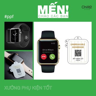 Miếng Dán PPF Apple Watch Bảo Vệ Màn Hình Đồng Hồ Thông Minh Chống Trầy Xước Va Đập Tự Phục Hồi Size 38/40/41/42/44/45mm