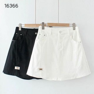  Quần Giả Váy Bigsize Nữ Jean Co Giãn Cao Cấp LinhStyle - Quần Bò Jean Kaki Giả Váy Chữ A Ngắn Chính Hãng 16366 