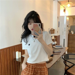 ÁO TAY NGẮN CROPTOP ÔM IN CHÚ TRÂU NHỎ nhoi