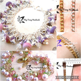 50cm dây xích size 2.5mm, 3.5mm làm trang sức handmade