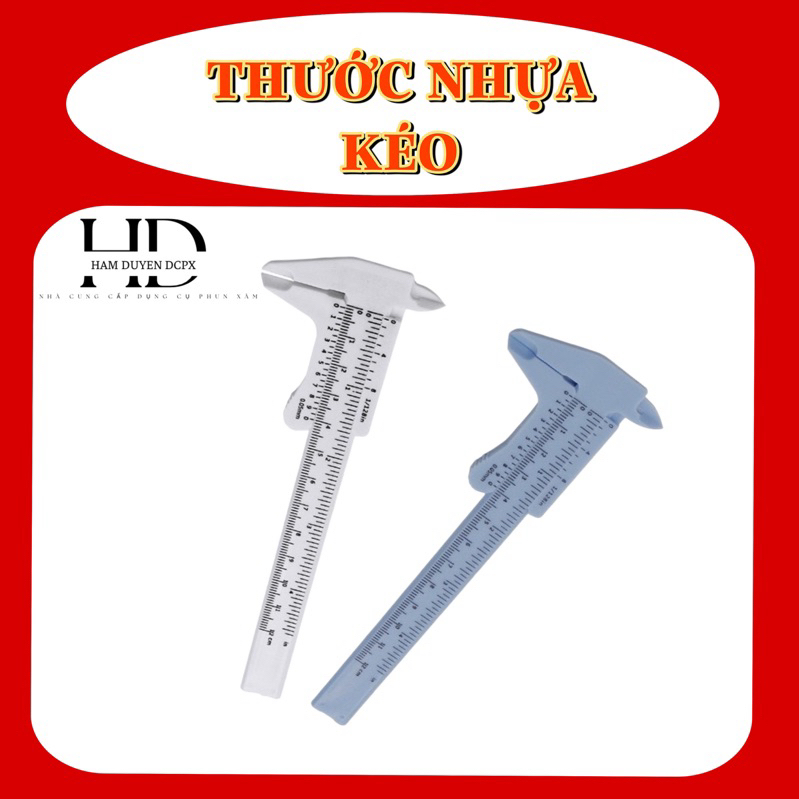 Thước đo mày kéo nhựa