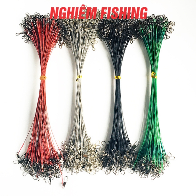 20 Dây Leader Dùng Cho Câu Lure, Dây Chủ Để Câu Cá Lua Bằng Mồi Giả ( # DÂY LEADER )