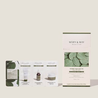 Set skincare dùng thử 3 bước chiết xuất diếp cá + tràm trà Mary&May Houttuynia Cordata + Teatree