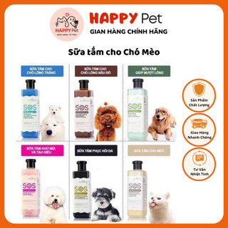 Sữa tắm cho chó mèo- sữa tắm sos 530ml
