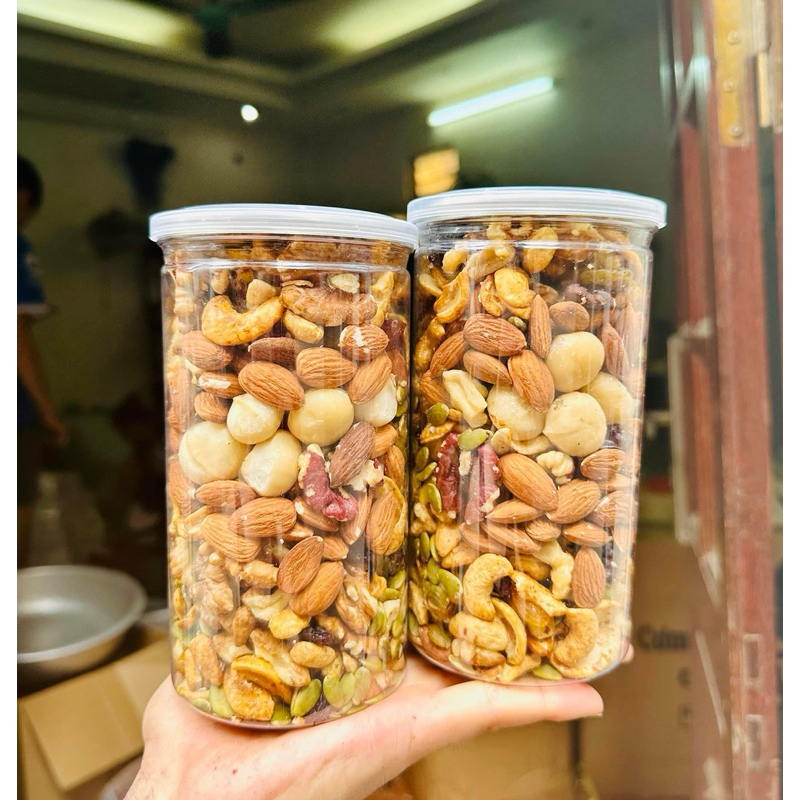 Granola Siêu Hạt Mix Các Loại Hạt Cao Cấp Không Yến Mạch, Không đường Hộp 500g Food