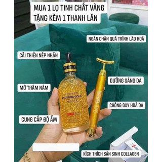 Serum vàng 24k Úc tặng kèm thanh lăn