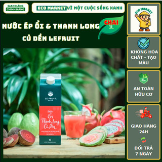 Nước ép Ổi, Thanh Long và Củ dền nguyên chất Le Fruit 1L
