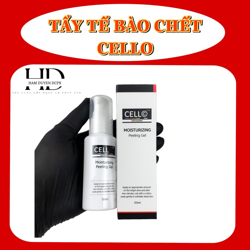 Tẩy tế bào chết dùng cho mày môi, tẩy tế bào chết cello