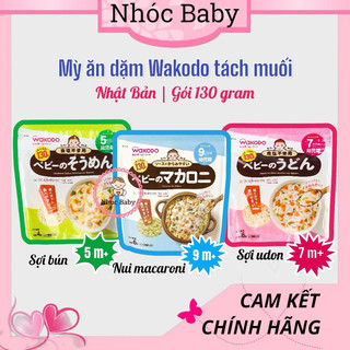 Mì Wakodo tách muối cho bé từ 5/7/9 tháng 130g (Nhật Bản)