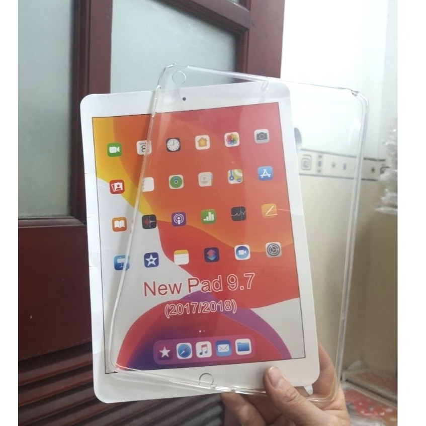Ốp lưng silicon trong suốt cho ipad gen 5,gen 6,ipad 5/67/8,air,air1/air2 pro 9.7 inch