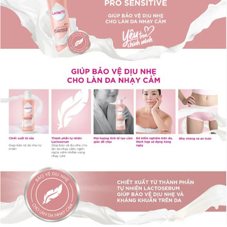Dung dịch vệ sinh LACTACYD PRO SENSITIVE 250ml